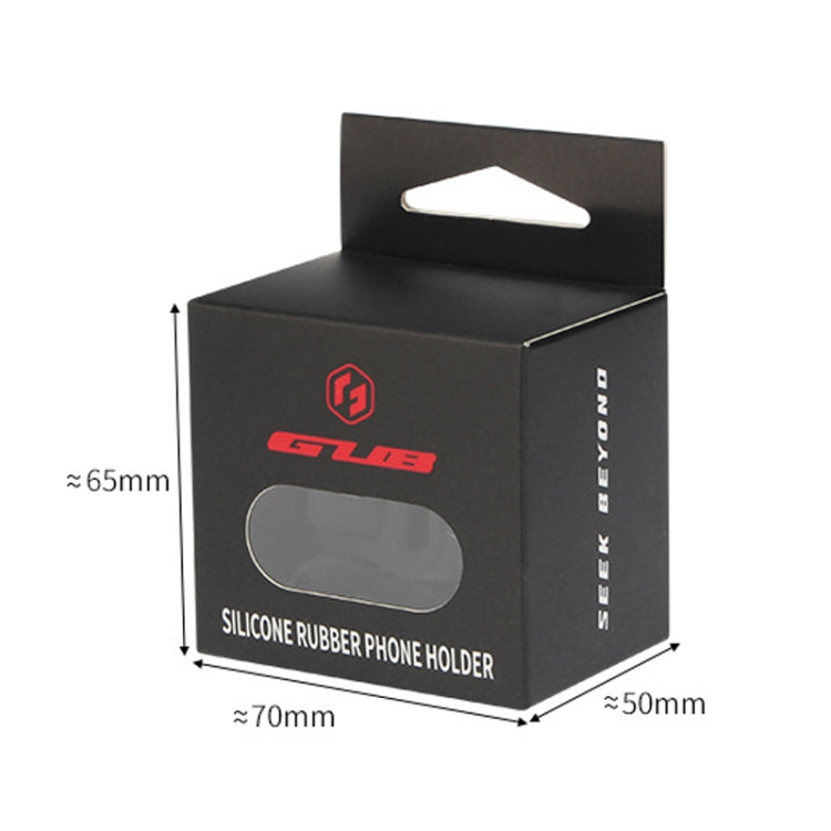 GUB P9 Bicycle Dragonfly Shape Silicone Phone Holder(Black) - Holders by GUB | Online Shopping South Africa | PMC TechLife | Buy Now Pay Later Mobicred