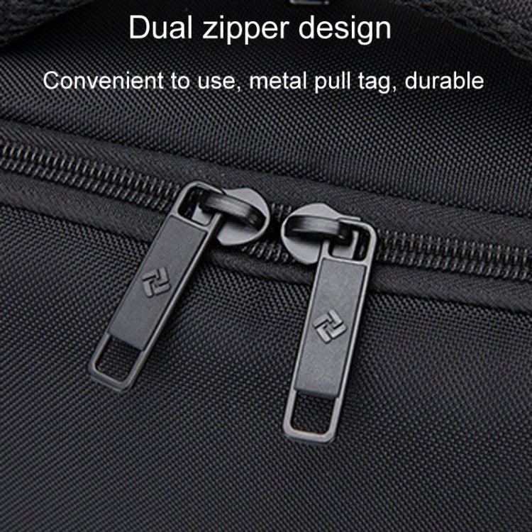 SKV BLB2006 Men Business Travel Double Shoulder Bag Large Capacity Casual Laptop Backpack(Black) - free shipping - PMC TechLife - Order now!