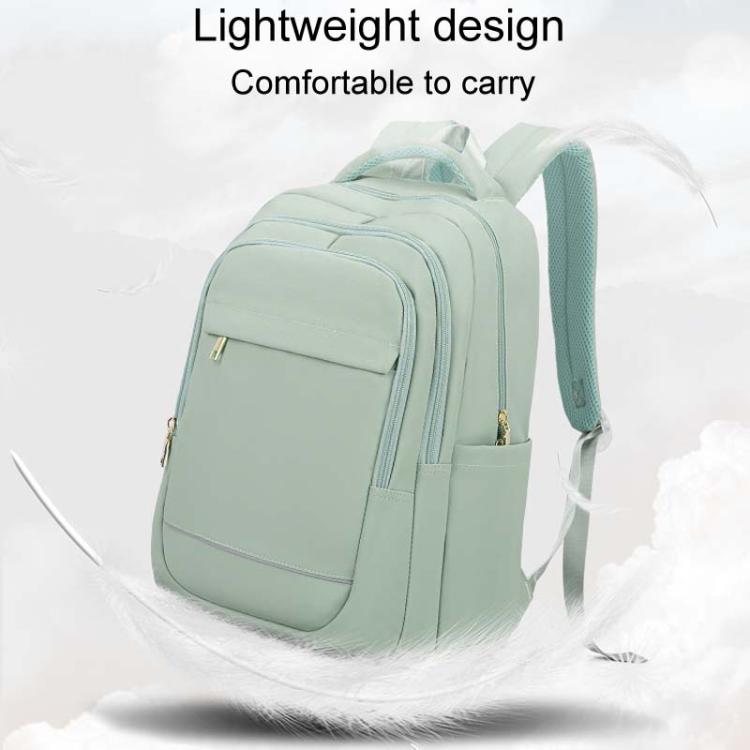 SKV B23874 Large Capacity Water Resistant Double Shoulder Casual Laptop Bag(Matcha Color) - free shipping - PMC TechLife - Order now!