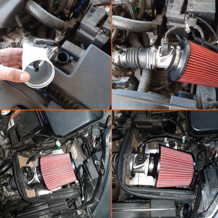 For Mazda 3 / 6 / CX-4 / Axela Car High Flow Cold Air Intake Filter, Specification: 2.0L-70-RD - Air Intake System by PMC TechLife | Online Shopping South Africa | PMC TechLife | Buy Now Pay Later Mobicred