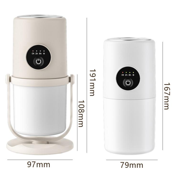 Desktop Dual Port Humidifier Portable Mini Air Purifier With Nightlight, Color: White+Base - free shipping - PMC TechLife - Order now!