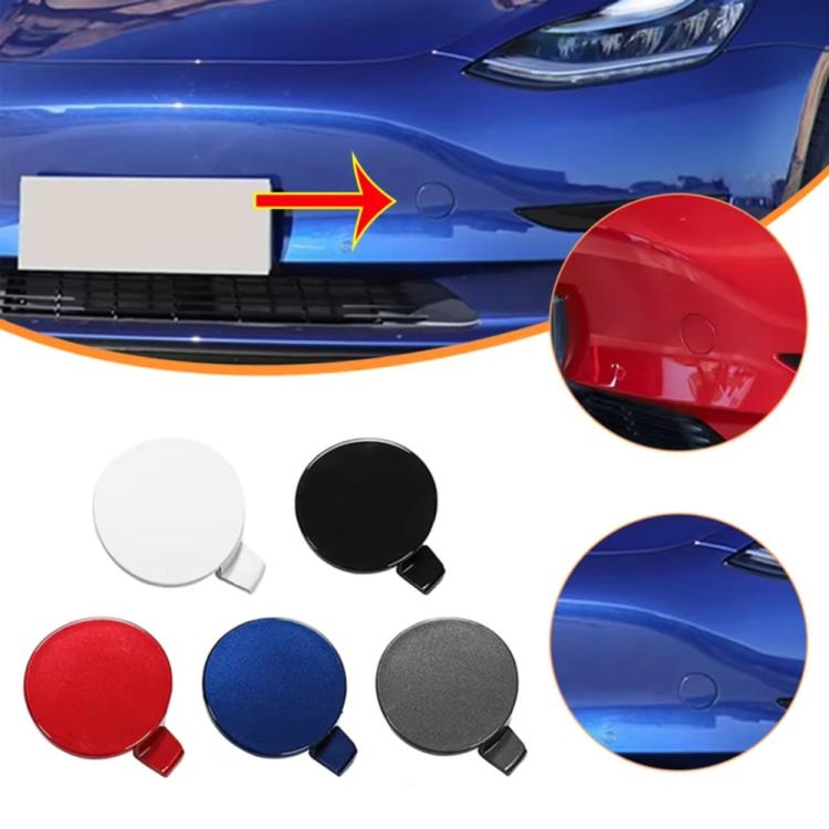 For Tesla Model 3 Front Trailer Hook Protective Cover Replacement Parts Front Towing Hole Cover(Gray) - Towing Bars by PMC TechLife | Online Shopping South Africa | PMC TechLife | Buy Now Pay Later Mobicred