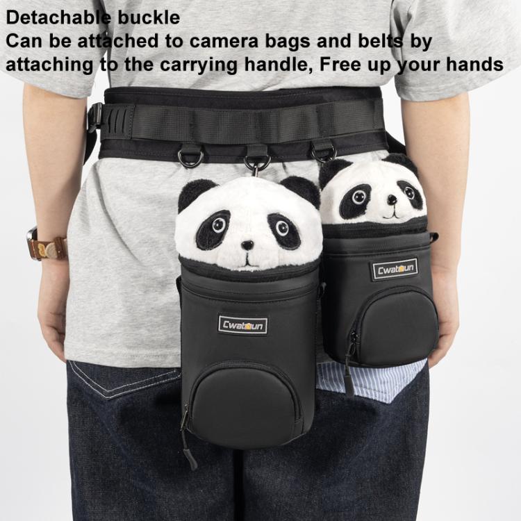Cwatcun D162 Medium Camera Lens Cylinder Cartoon Panda Camera Lens Protective Cover - free shipping - PMC TechLife - Order now!