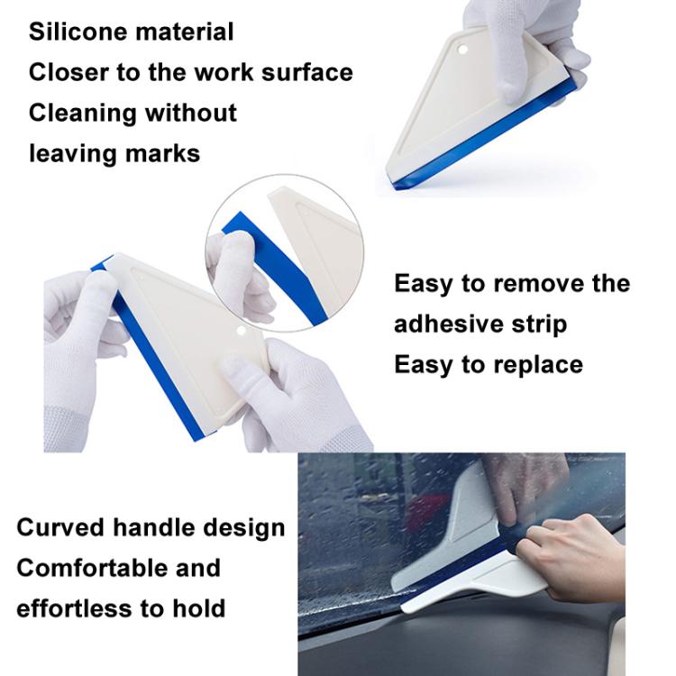 Trapezoidal Car Film Tool Scraper Glass Cleaning Wiper - Sticker Tools by PMc TechLife | Online Shopping South Africa | PMc TechLife | Buy Now Pay Later Mobicred