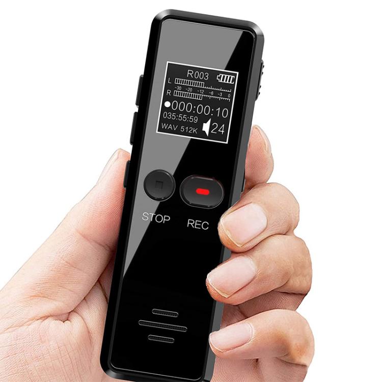 8GB 0.9-inch LCD Screen Interview Mini HD Recorder USB Charging MP3 Player - Recording Pen by PMC TechLife | Online Shopping South Africa | PMC TechLife | Buy Now Pay Later Mobicred