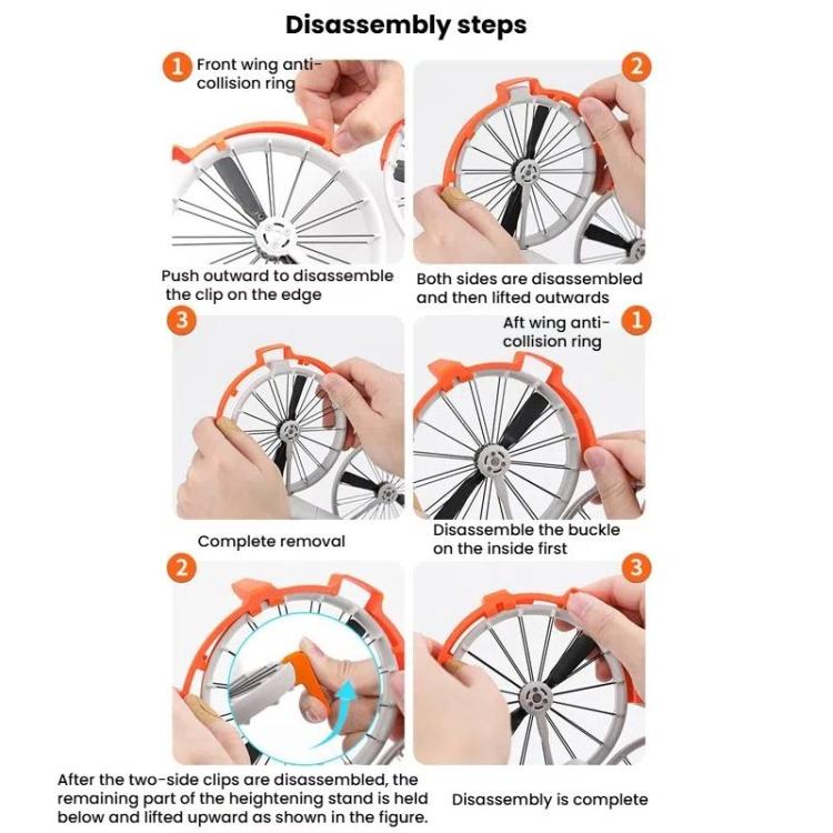 For DJI Flip Drone With Tripod Bumper Ring(Orange) - free shipping - PMC TechLife - Order now!