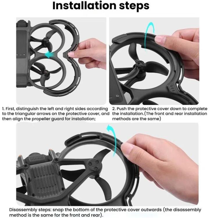 For DJI Avata 2 BRDRC Integrated Paddle Protector One-piece Bumper Ring(Green) - free shipping - PMC TechLife - Order now!