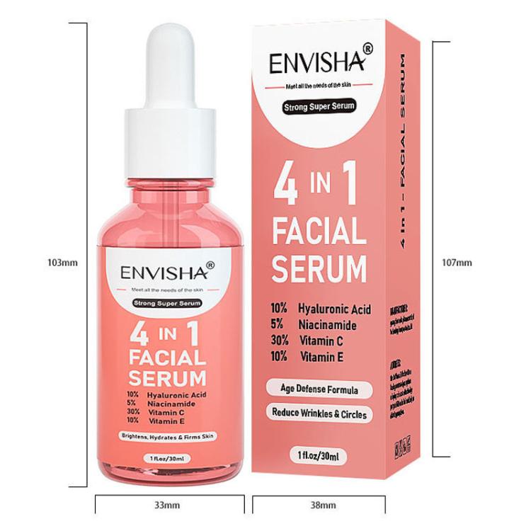 ENVISHA 30ml/ Bottle 4-in-1 Facial Serum Hydrating and Moisturizing Liquid Essence - free shipping - PMC TechLife - Order now!