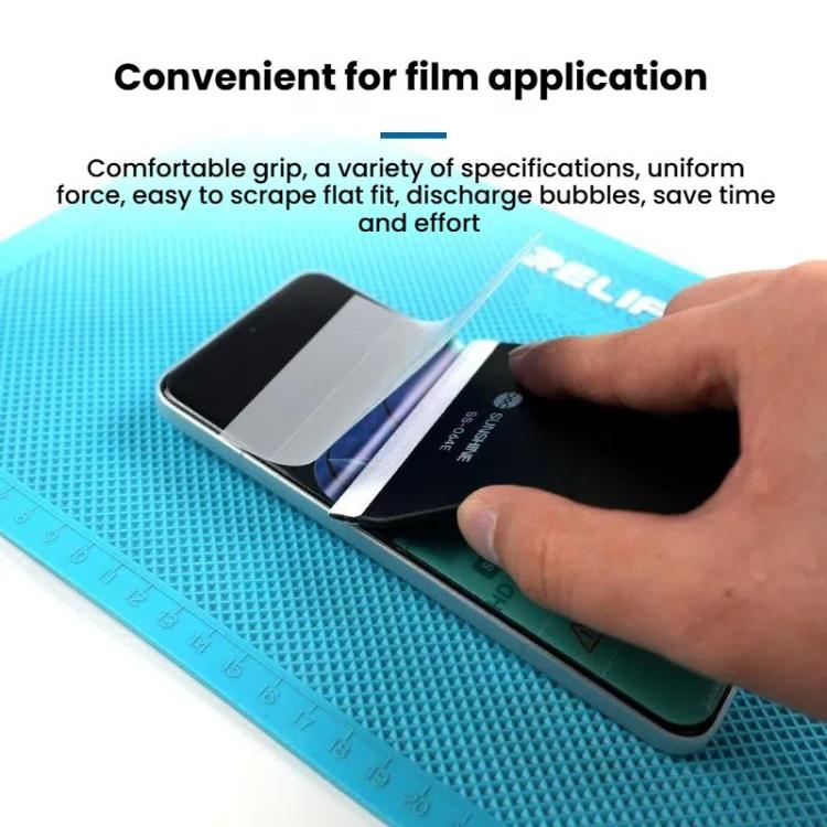 SUNSHINE SS-064D Mobile Phone Tablet PCs Protective Film Scraper Hydrogel Film Screen Scraper Card - free shipping - PMC TechLife - Order now!