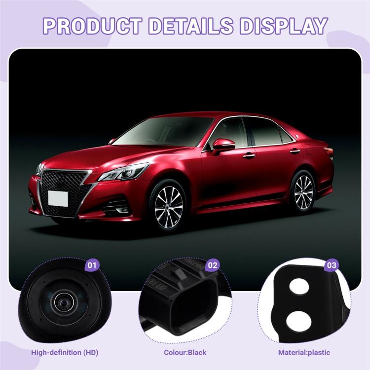 86790-30210 For Toyota Crown 2015-2020 HD Front View Assist Camera - Rear View Cameras by PMc TechLife | Online Shopping South Africa | PMc TechLife | Buy Now Pay Later Mobicred