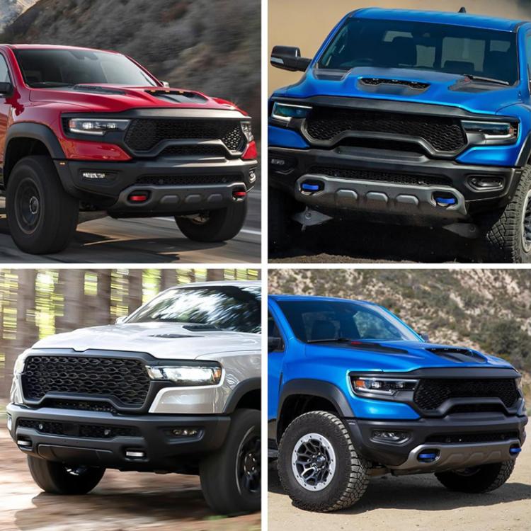 For Dodge RAM 1500 Car Trailer Front Hook Cover(Red) - Towing Bars by PMC TechLife | Online Shopping South Africa | PMC TechLife | Buy Now Pay Later Mobicred