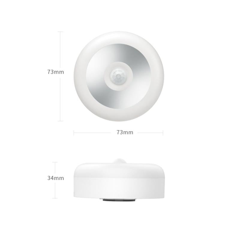 LED Motion Sensor Light With Hidden Hook Adhesive Pads and Magnet(Warm Light) - Sensor LED Lights by PMc TechLife | Online Shopping South Africa | PMc TechLife | Buy Now Pay Later Mobicred
