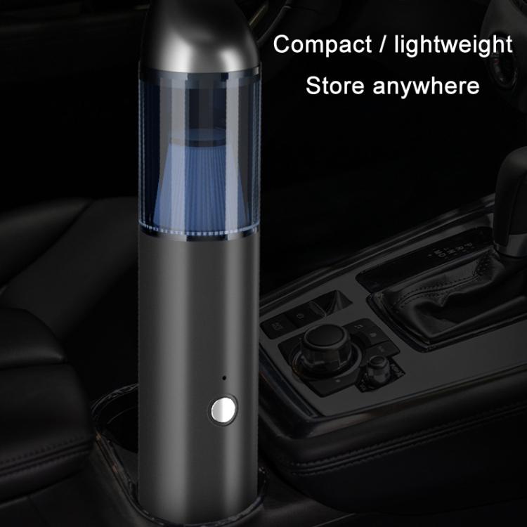 Portable Wireless Car Vacuum Cleaner Small Chargeable Handheld Wet / Dry Large Suction Household Vacuum Cleaner(White) - free shipping - PMc TechLife - Order now!