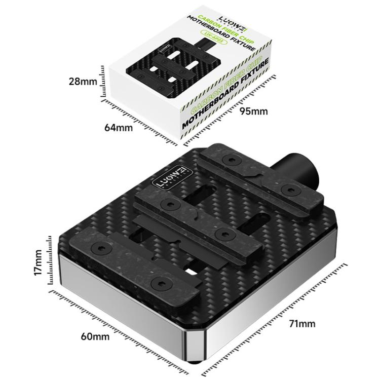 LUOWEI AP03 Cell Phone Repair Multifunctional Fixture High Temperature Resistant Cell Phone Motherboard Chip Fixing Clip - free shipping - PMC TechLife - Order now!