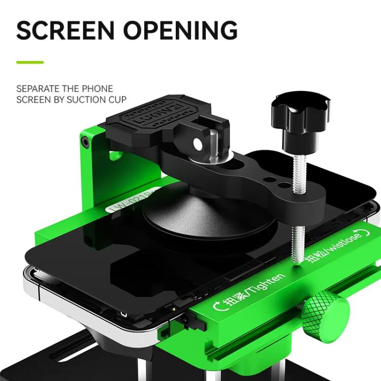 LUOWEI LW-021Pro Cell Phone Back Cover Removal and Screen Replacement 2 In 1 Rotary Jig - free shipping - PMc TechLife - Order now!