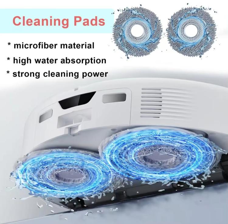 2pcs Rag For Roborock P20 Pro Robotic Vacuum Cleaner Accessories - For Roborock Accessories by PMc TechLife | Online Shopping South Africa | PMc TechLife | Buy Now Pay Later Mobicred