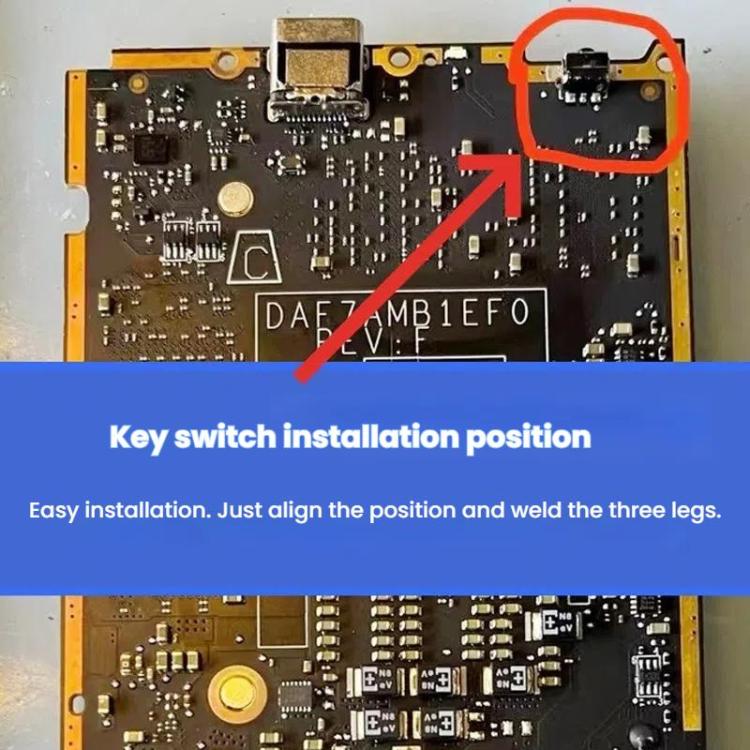 For Steam Deck 10pcs On/Off Keys Power Buttons Tap Switches(Power Button Microswitch) - free shipping - PMc TechLife - Order now!