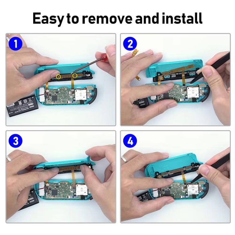 3pcs /Set For Nintendo Switch Joy-Con Button Repair Cable Gamepad Button Key Ribbon Flex Cable(ZL+ZR+L - Key) - Switch Spare Parts by PMc TechLife | Online Shopping South Africa | PMc TechLife | Buy Now Pay Later Mobicred