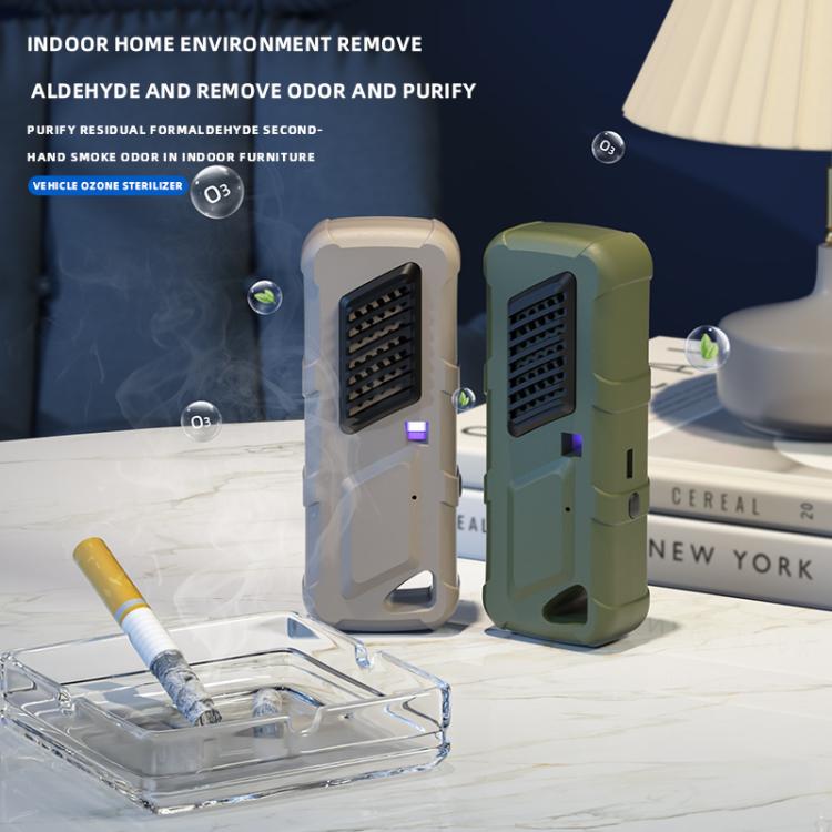 Car Air UVC Deodorizer USB Charging Ozone Purifier(Green) - Air Purifier by PMc TechLife | Online Shopping South Africa | PMc TechLife | Buy Now Pay Later Mobicred