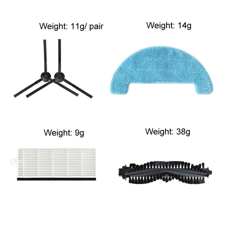 For ILIFE A4S / A40 / ECOVACS CEN550 Sweeping Robot Vacuum Cleaner Accessories Rag (Single) - free shipping - PMc TechLife - Order now!