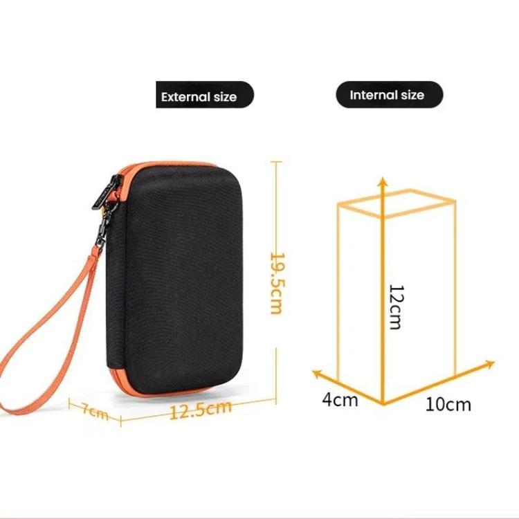 Cwatcun D204 Small Convenient Microslice Storage Bag Compact Digital Camera Waterproof Hard Case(Black) - free shipping - PMC TechLife - Order now!