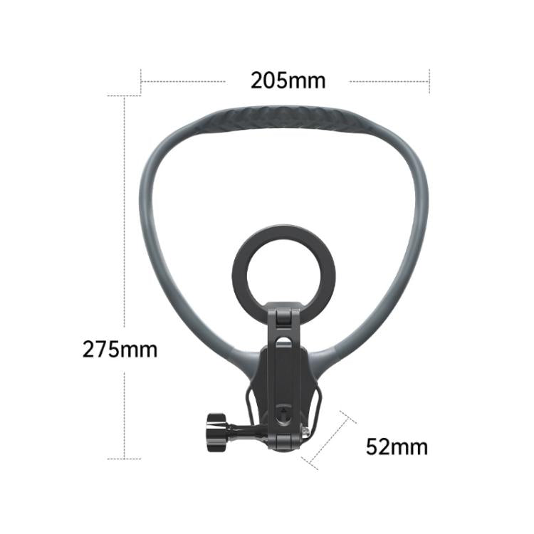 Adjustable Magnetic Neck Mount Phone Holder Quick-Release Chest Strap POV Mount For Sports & Vlogging(Black) - free shipping - PMC TechLife - Order now!