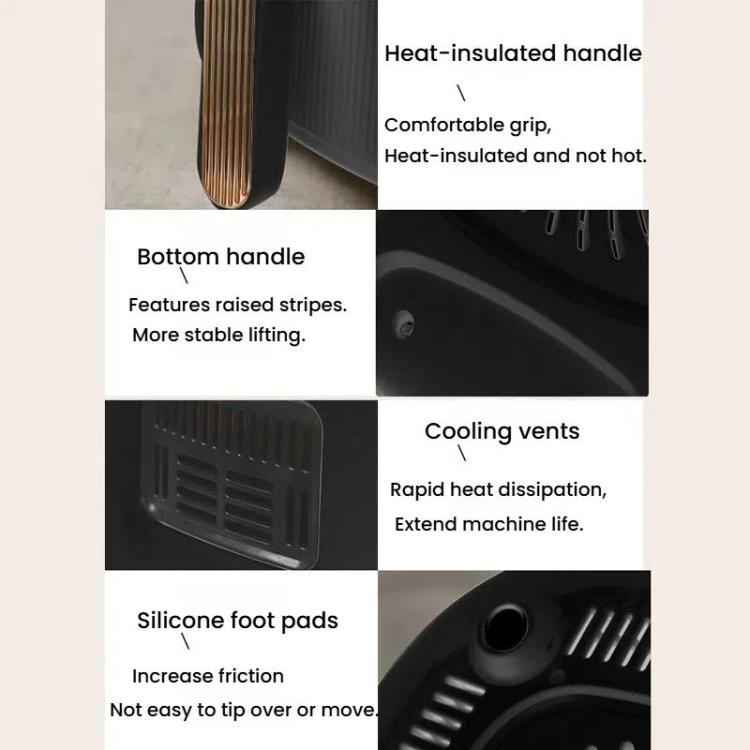 10L Large Capacity Air Fryer Multifunctional Electric Fryer French Fry Maker, EU Plug, Style: Dual-control Mechanical Non-visible - free shipping - PMC TechLife - Order now!