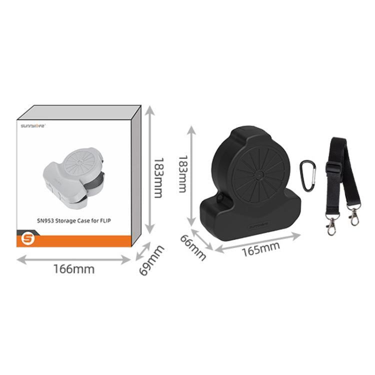 For DJI Flip Sunnylife FP-SN953 Storage Box Shockproof Crossbody Bag(Gray) - free shipping - PMC TechLife - Order now!