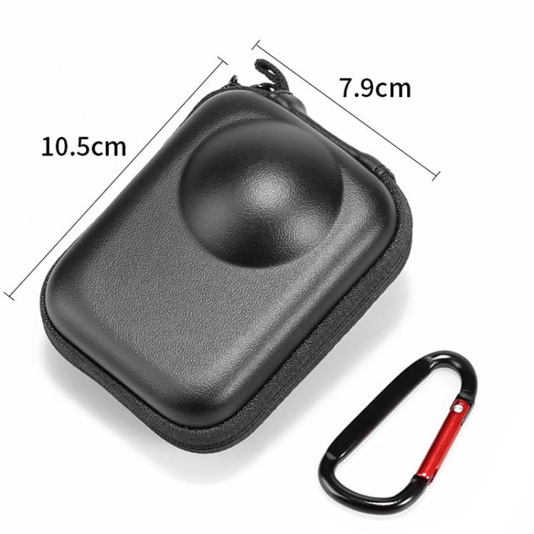 For DJI Osmo 360 Carrying Case EVA Hard Shell Protective Bag with Carabiner Clip(Black) - free shipping - PMC TechLife - Order now!