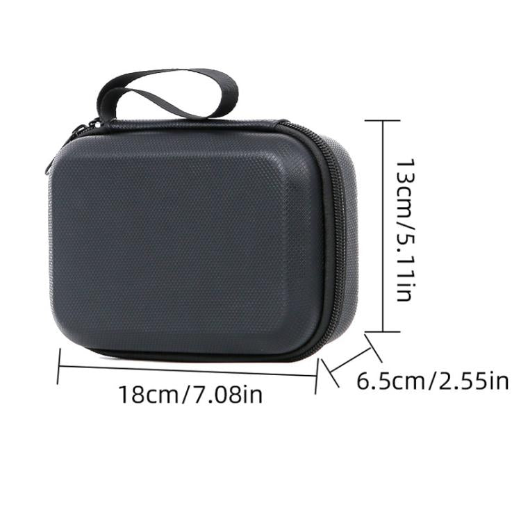 For DJI Osmo 360 Standard Combo PU Leather Carrying Case Portable Waterproof Protective Storage Bag(Black) - free shipping - PMC TechLife - Order now!