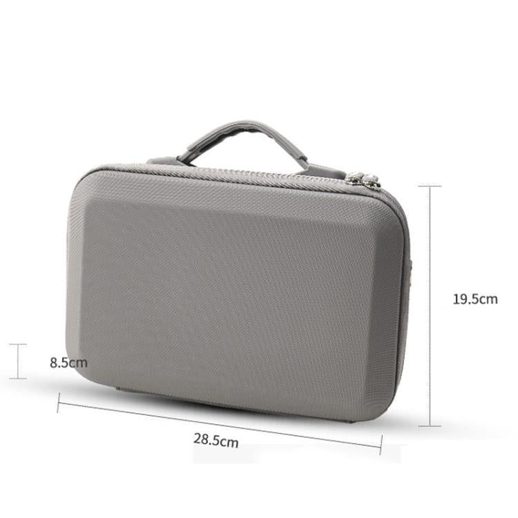 For DJI Osmo 360 Adventure Combo Flymile PU Leather Shoulder Bag Waterproof Crossbody Sling Bag(Gray) - free shipping - PMC TechLife - Order now!