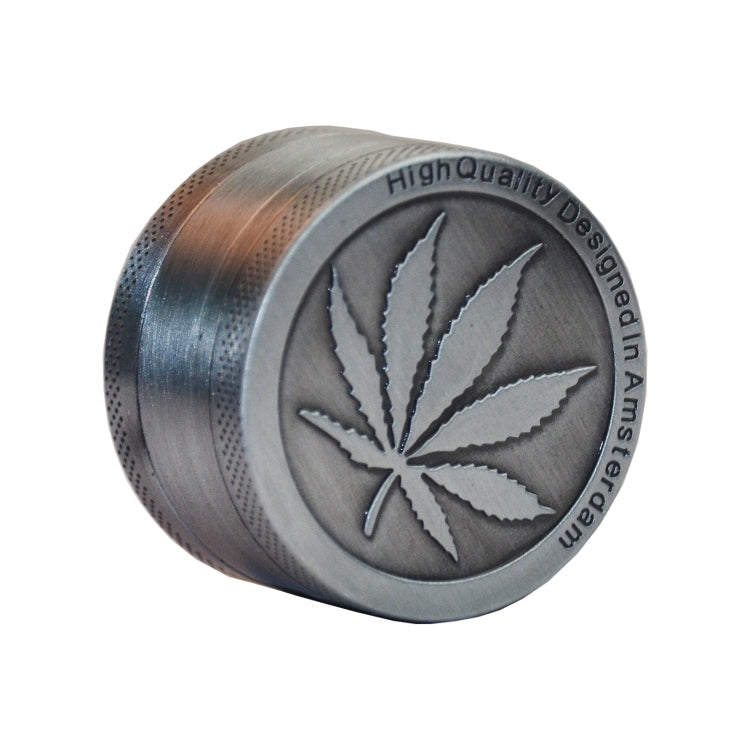 Weed Grinder Metal Stainless Steel Maple leaf Type Herbal Herb Tobacco Grinder, Size:30MM 3 laryers - Cigarette Box & Ashtrays by PMC TechLife | Online Shopping South Africa | PMC TechLife
