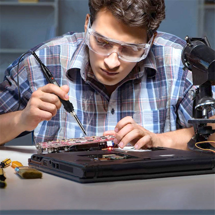 908S 80W LCD Thermostat Soldering Iron Constant Temperature Soldering Iron, Plug Type:US Plug(Red) - Electric Soldering Iron by PMC TechLife | Online Shopping South Africa | PMC TechLife | Buy Now Pay Later Mobicred