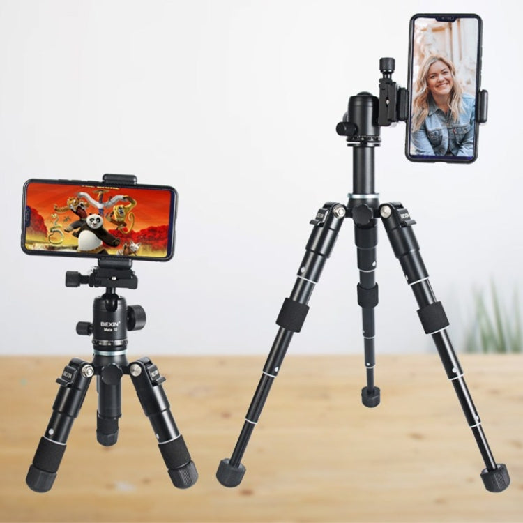 BEXIN Mate 10 Mobile Phone Camera Desktop Aluminum Alloy Tripod Mount Live Broadcast Selfie Stick Tripod - free shipping - PMC TechLife - Order now!