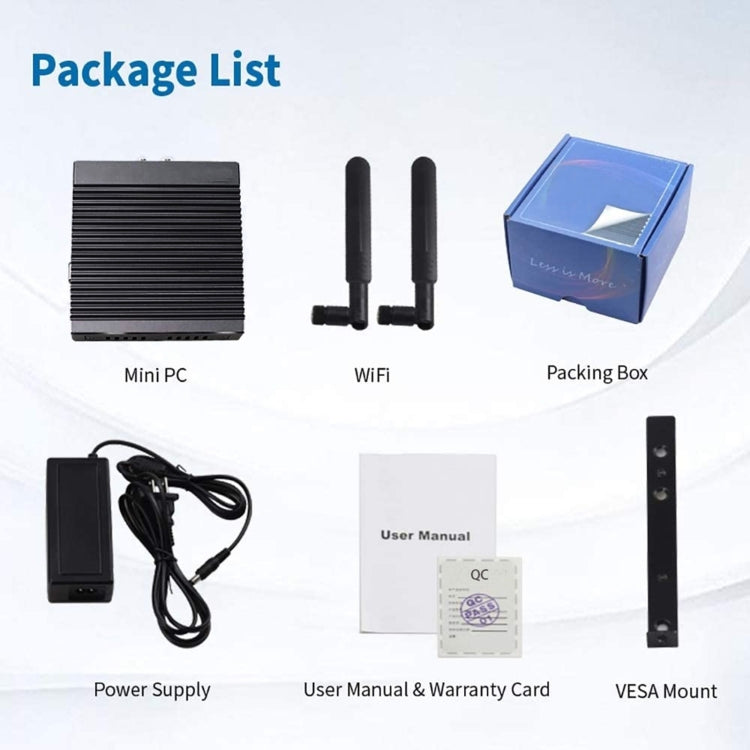 K660G4 Windows and Linux System Mini PC, Intel Celeron Processor N2840 Quad-Core 2M Cache,1.83GHz, up to 2.25GHz, 8GB RAM + 128GB SSD, AU Plug - Windows Mini PCs by PMc TechLife | Online Shopping South Africa | PMc TechLife | Buy Now Pay Later Mobicred