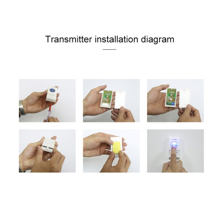 VOYE V009A Home Music Remote Control Wireless Doorbell with 38 Polyphony Sounds, US Plug (White) - Wireless Doorbell by VOYE | Online Shopping South Africa | PMc TechLife | Buy Now Pay Later Mobicred