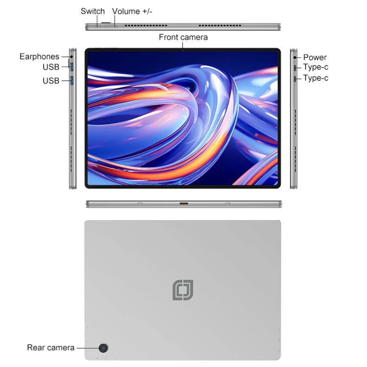 Jumper EZpad V13 Tablet PC, 16GB+512GB, No Keyboard, 13 inch Windows 11 OS Intel Jasper Lake N5095 Quad Core, EU Plug - free shipping - PMc TechLife - Order now!