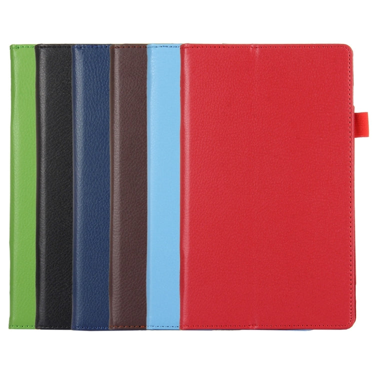 For Amazon Kindle Fire HD8 (2017) Litchi Texture Horizontal Flip Leather Case with Holder(Black) - Amazon by PMC TechLife | Online Shopping South Africa | PMC TechLife