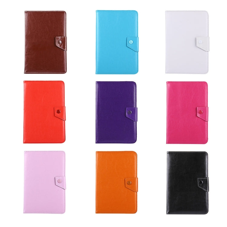 7 inch Tablets Leather Case Crazy Horse Texture Protective Case Shell with Holder for Galaxy Tab A 7.0 (2016) / T280 & Tab 4 7.0 / T230 & Tab Q T2558, Colorfly G708, Asus ZenPad 7.0 Z370CG, Huawei MediaPad T1 7.0 / T1-701u(Black) - 7 inch by PMC TechLife | Online Shopping South Africa | PMC TechLife | Buy Now Pay Later Mobicred