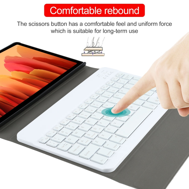 A500S Detachable Bluetooth Backlight Keyboard Ultrathin Horizontal Flip Leather Tablet Case with Holder for Samsung Galaxy Tab A7 10.4 (2020) T500 / T505(Rose Gold) - Samsung Keyboard by PMC TechLife | Online Shopping South Africa | PMC TechLife