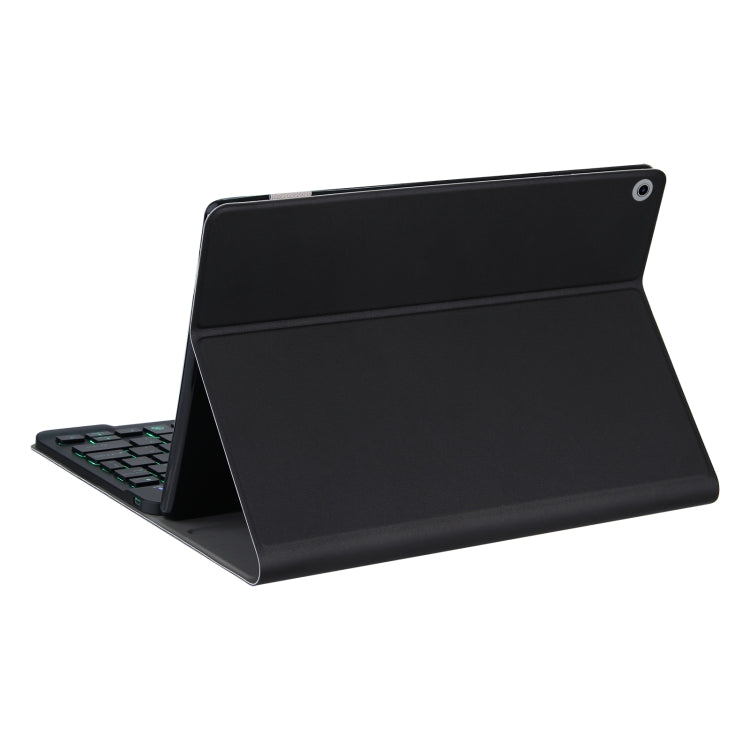 DY-M10ReL-S 2 in 1 Removable Bluetooth Keyboard + Protective Leather Tablet Case with Backlight & Holder for Lenovo Tab M10 FHD REL(Black) - Lenovo Keyboard by PMC TechLife | Online Shopping South Africa | PMC TechLife