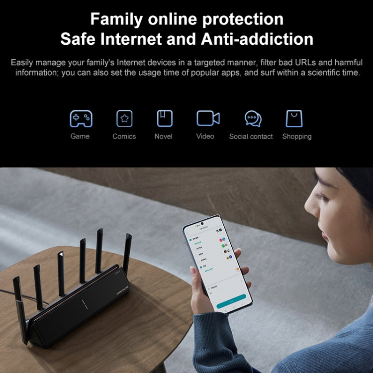 Original Xiaomi WiFi Router BE7000 8-channel Independent Signal Amplifier 1GB Memory, US Plug - free shipping - PMC TechLife - Order now!