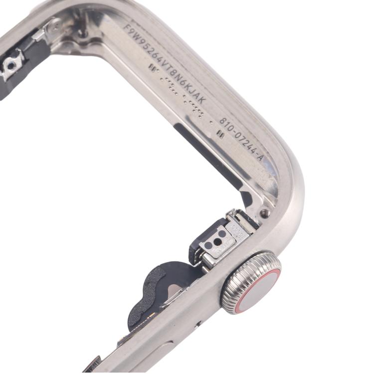 For Apple Watch Series 5 44mm LTE Stainless Steel Middle Frame Bezel Plate with Crown Spin Axis Flex Cable - Middle Frame by PMc TechLife | Online Shopping South Africa | PMc TechLife | Buy Now Pay Later Mobicred