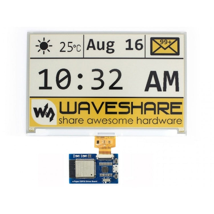 Waveshare Universal e-Paper Raw Panel Driver Board, ESP32 WiFi / Bluetooth Wireless - free shipping - PMC Jewellery - Order now!