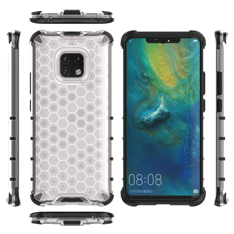 Shockproof Honeycomb PC + TPU Case for Huawei Mate 20 Pro (Transparent) - Huawei Cases by PMC TechLife | Online Shopping South Africa | PMC TechLife