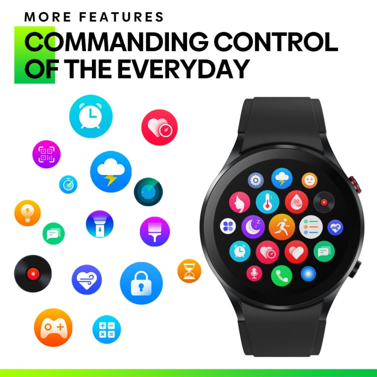 Zeblaze GTR 3 1.32 inch Smart Watch, Support Voice Calling / Heart Rate / Blood Oxygen / On-Wrist Skin Temperature / Sport Modes (Black) - free shipping - PMC TechLife - Order now!