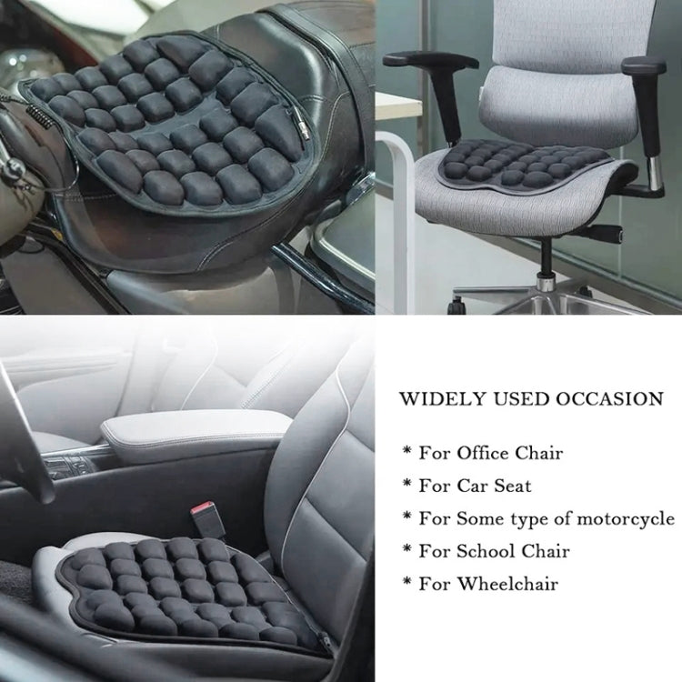 IN-SC003 Car Office Inflatable Airbag Seat Cushion, Style: Manual Inflation (Black) - Seat Accessories by PMC TechLife | Online Shopping South Africa | PMC TechLife