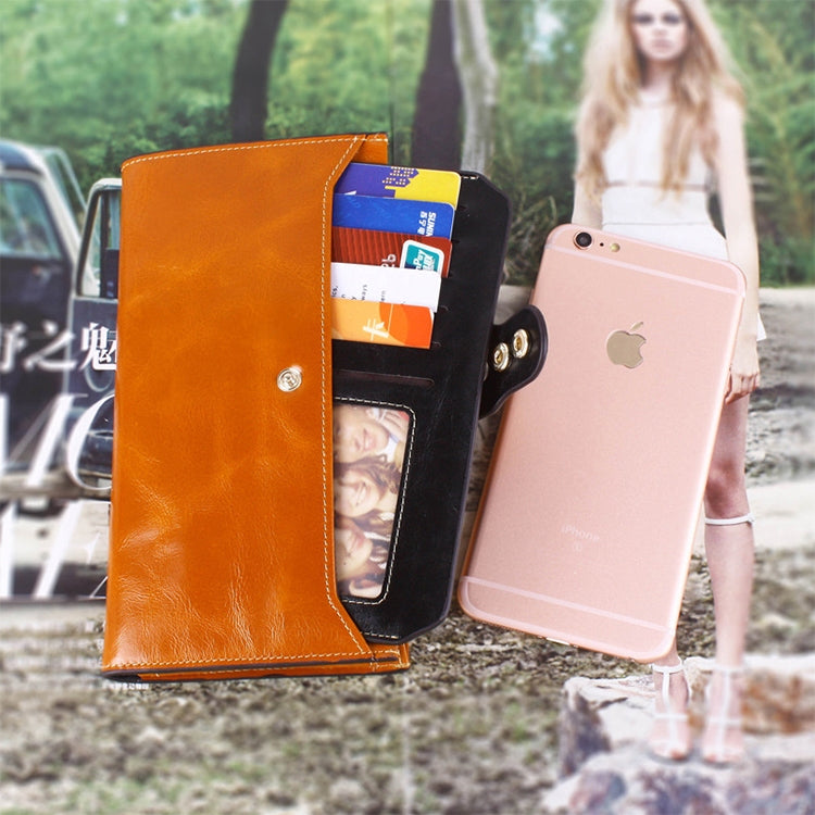 8239 Antimagnetic RFID Multi-function Leather Lady Wallet Large-capacity Purse with Detachable Card Holder (Rose Purple) - Antimagnetic RFID Package by PMC TechLife | Online Shopping South Africa | PMC TechLife | Buy Now Pay Later Mobicred