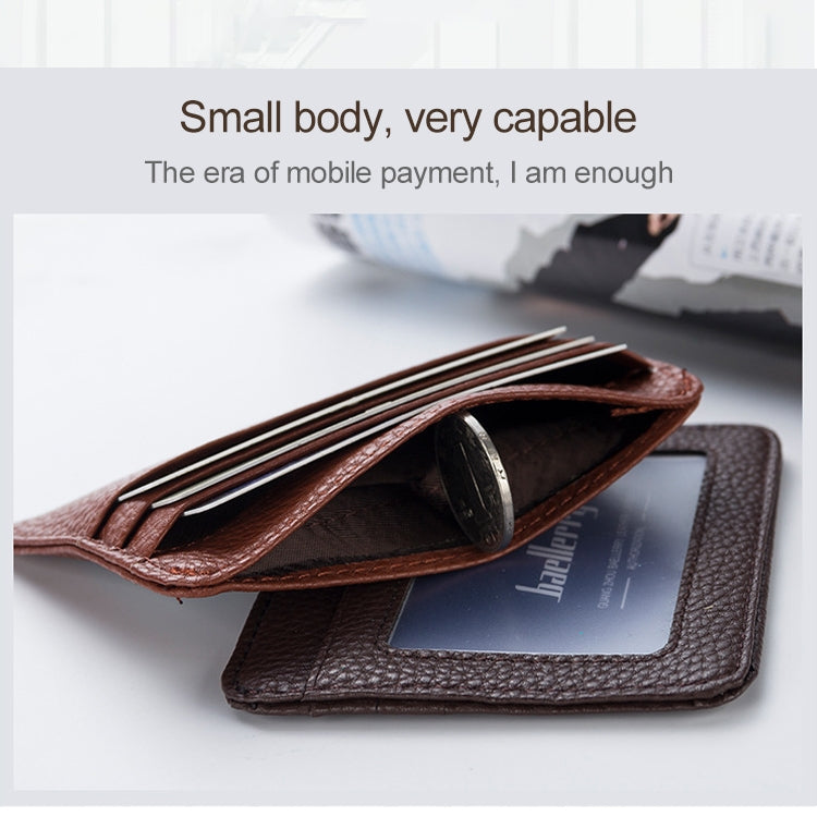 KB37 Antimagnetic RFID Litchi Texture Leather Card Holder Wallet Billfold for Men and Women (Lake Blue) - free shipping - PMC TechLife - Order now!