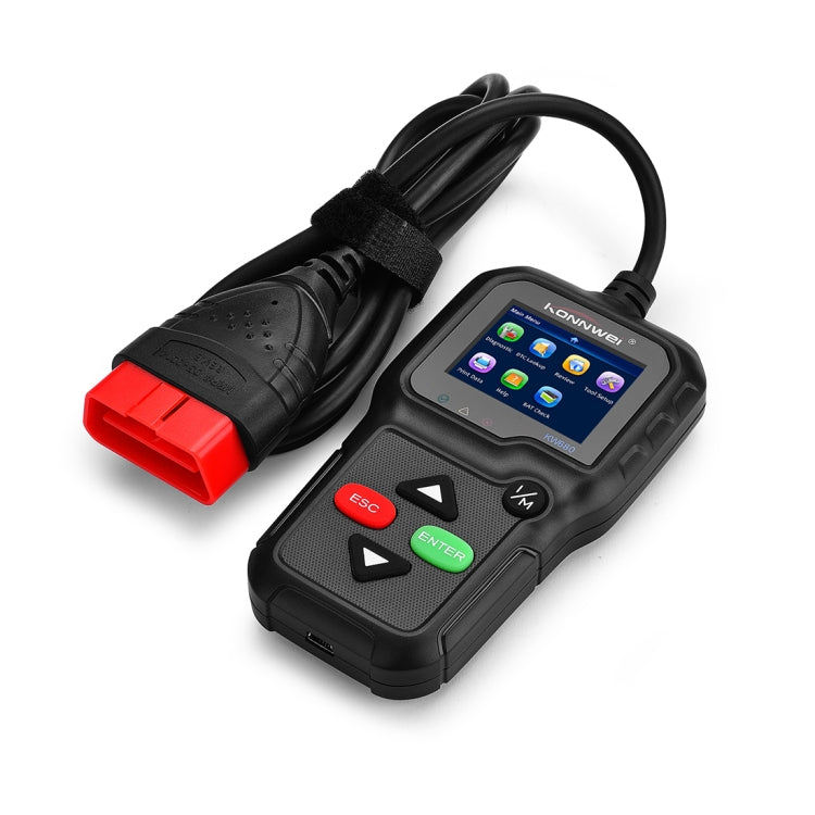 KONNWEI KW680 Mini OBDII Car Auto Diagnostic Scan Tools Auto Scan Adapter Scan Tool (Can Detect Battery and Voltage, Only Detect 12V Gasoline Car)(Black) - free shipping - PMC TechLife - Order now!